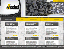 Tablet Screenshot of cebel.pl